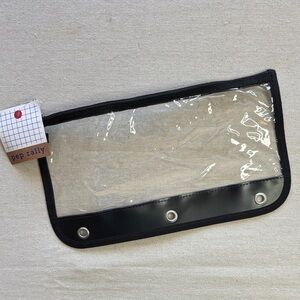 Clear and Black Pencil Pouch